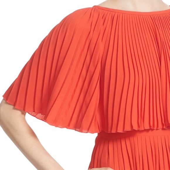 Kate Spade Collection  New York Popover Cape Bodice Pleat Dress 2 - Picture 2 of 10